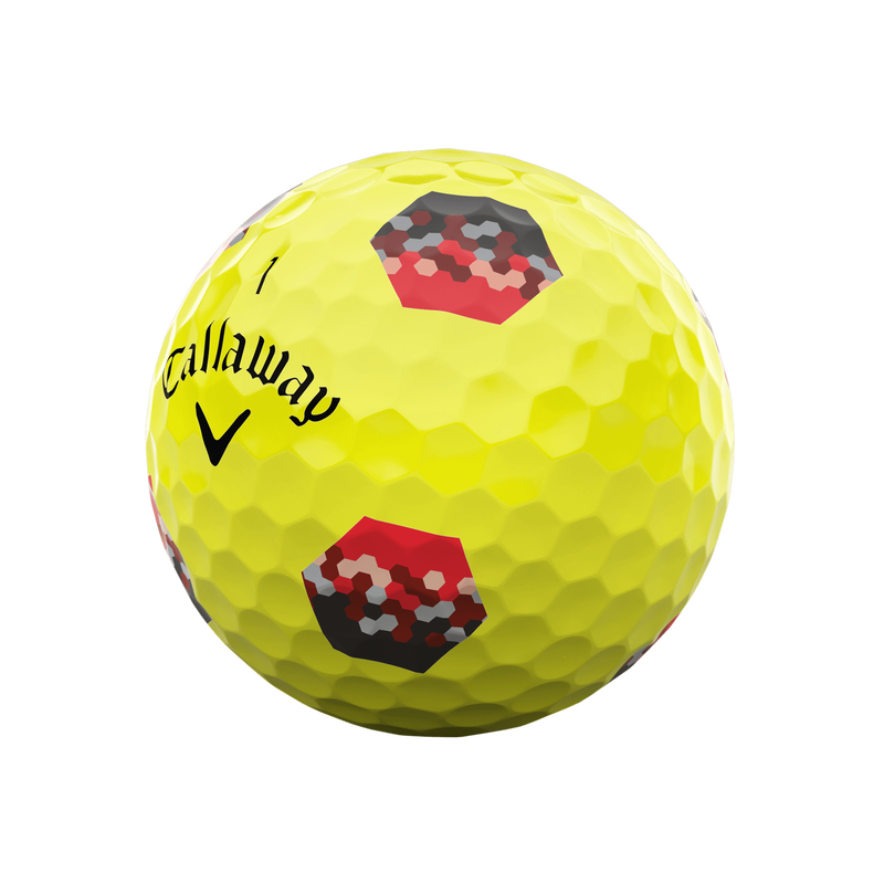 Ballons de golf Chrome Soft TruTrack Jaune - View 2
