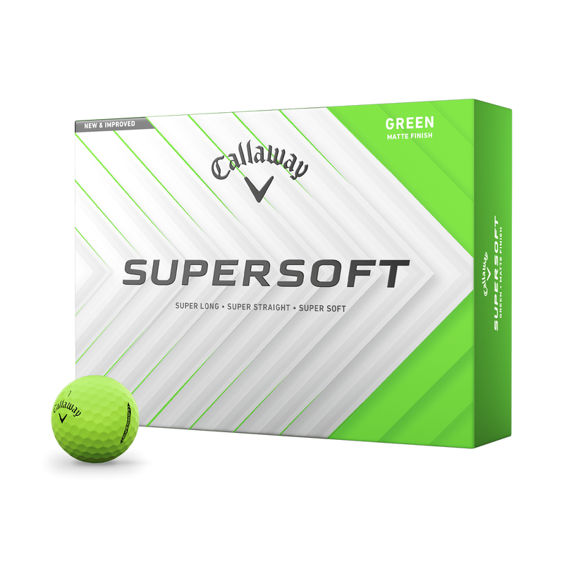 Balles de golf Supersoft Matte Green - View 1