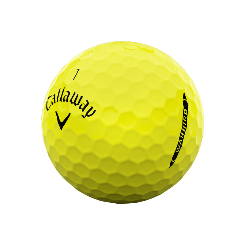 Balles de golf Warbird Distance+ Jaunes - View 2