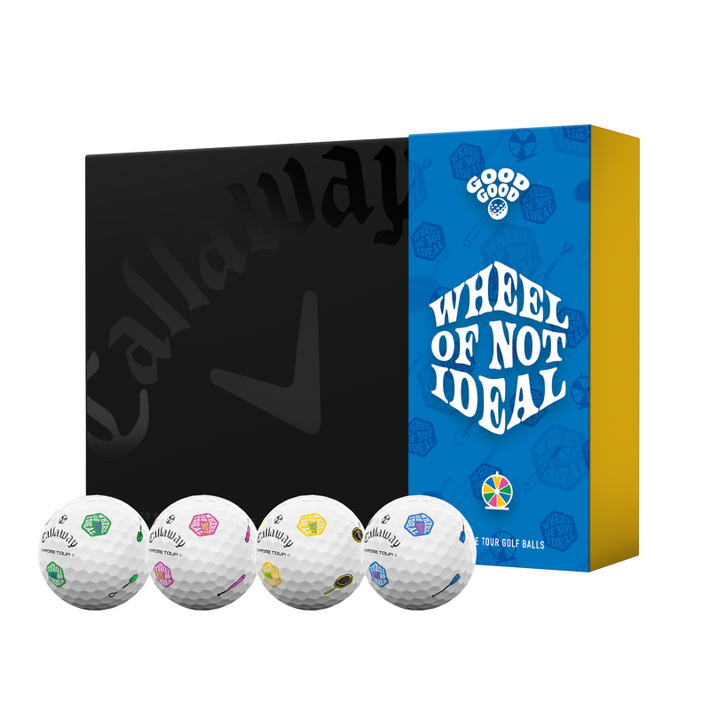 Balles de golf Chrome Tour Good Good Wheel of Not Ideal - View 1