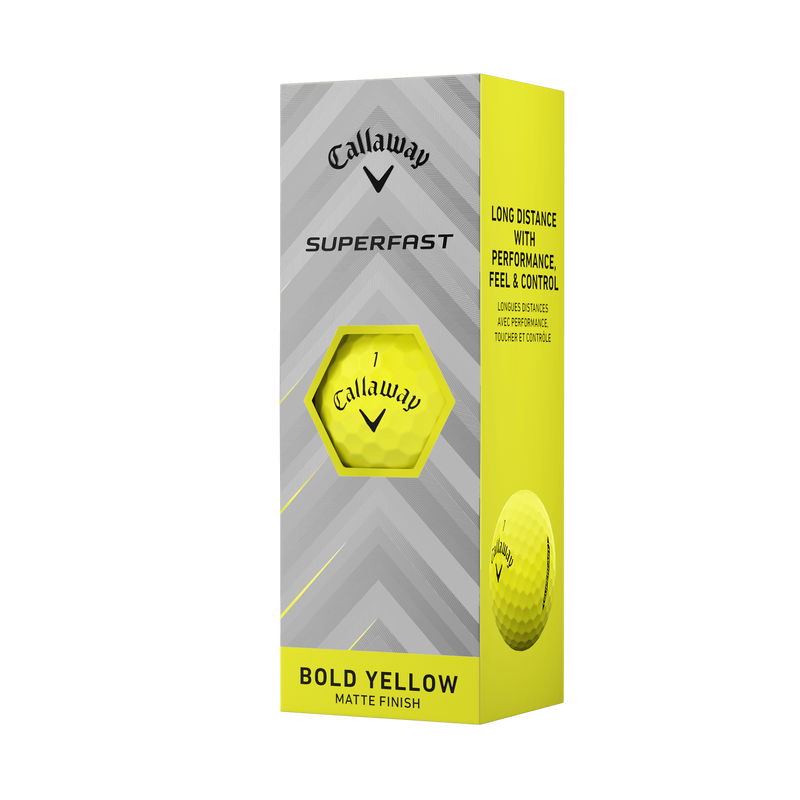Balles de Golf Superfast Bold Yellow 15-Pack - View 4