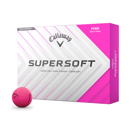Bolas de golf Supersoft mate rose