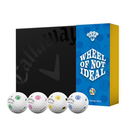 Balles de golf Chrome Tour Good Good Wheel of Not Ideal