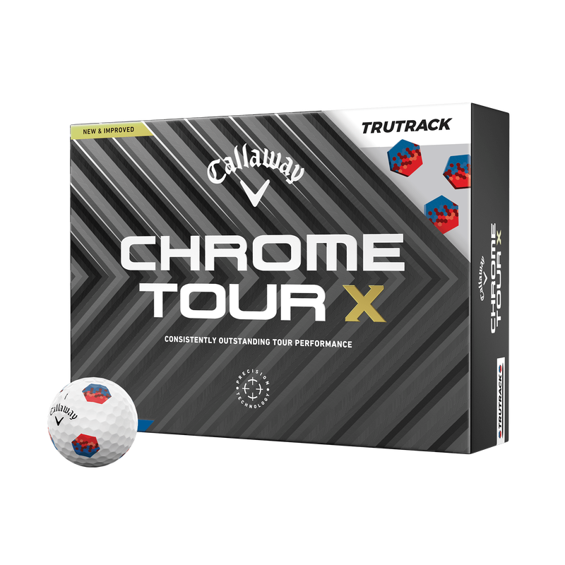 Balles de Golf Chrome Tour X TruTrack - View 1