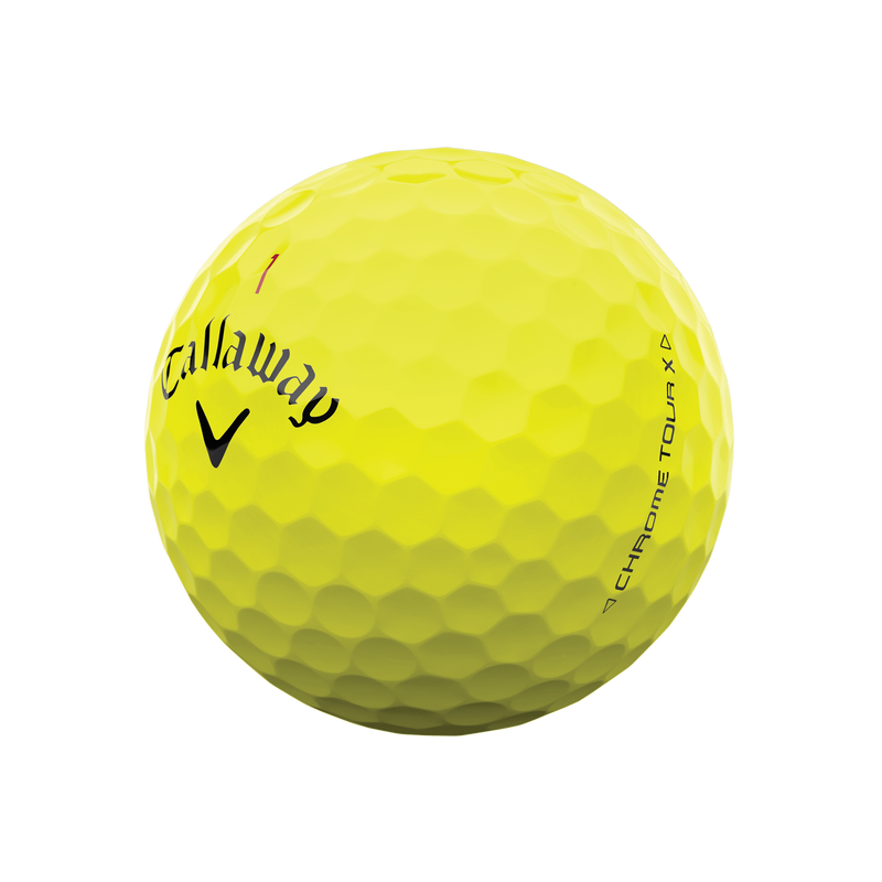 Balles de golf Chrome Tour X Yellow - View 2