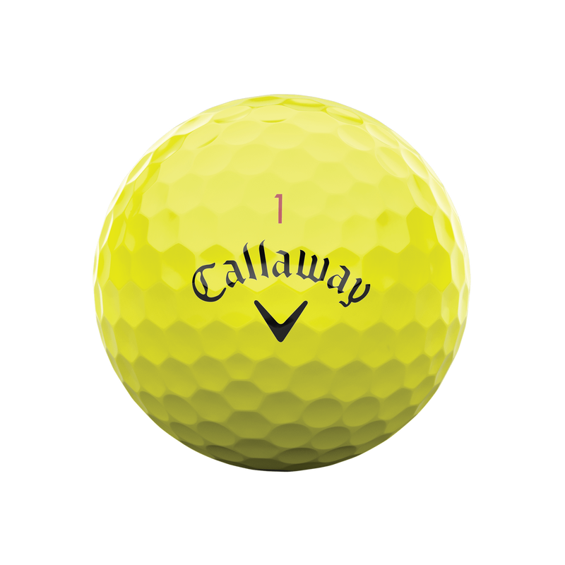 Balles de golf Chrome Tour X Yellow - View 3