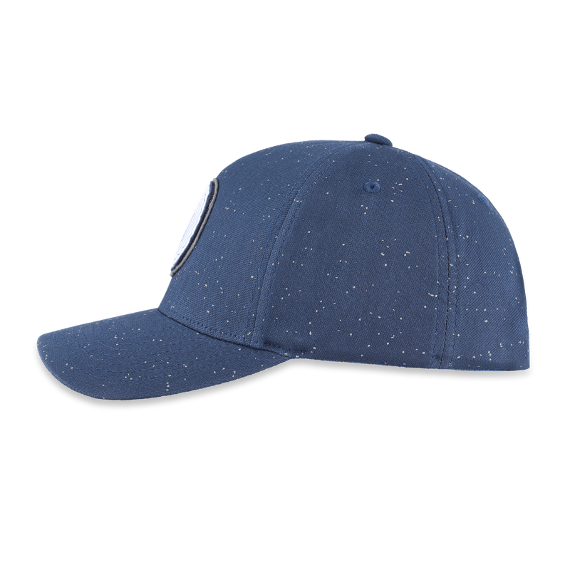 Eclipse Print Snapback Odyssey Swirl Patch Hat by TravisMathew - View 3