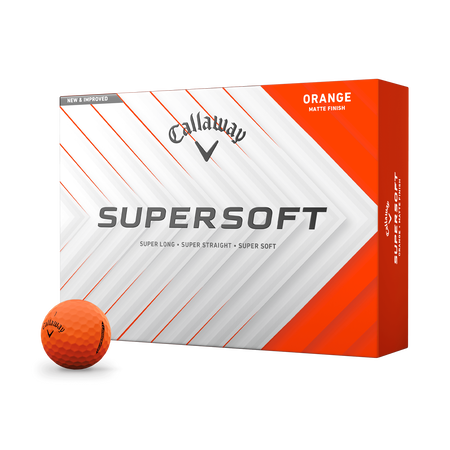 Balles de golf Supersoft Matte Orange