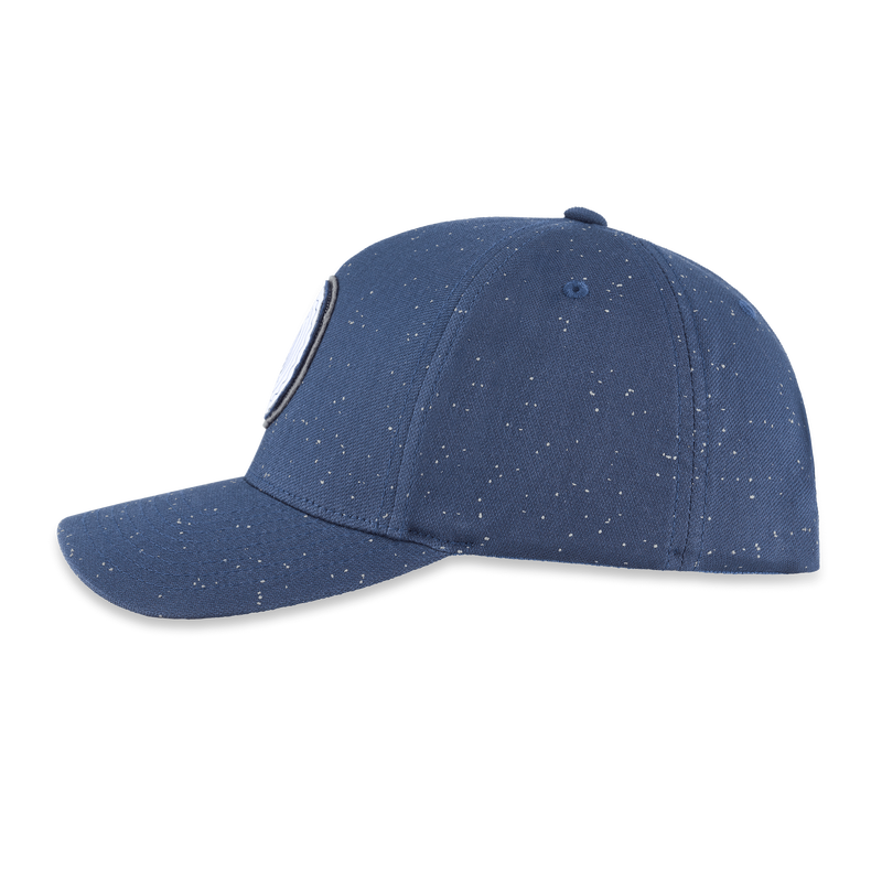 Eclipse Print Snapback Odyssey Swirl Patch Hat by TravisMathew - View 3