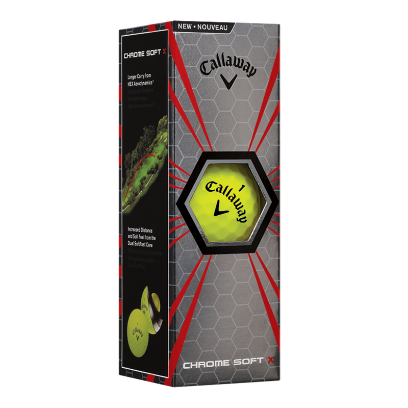 Chrome Soft X Yellow Logo Golf Balls - View 4