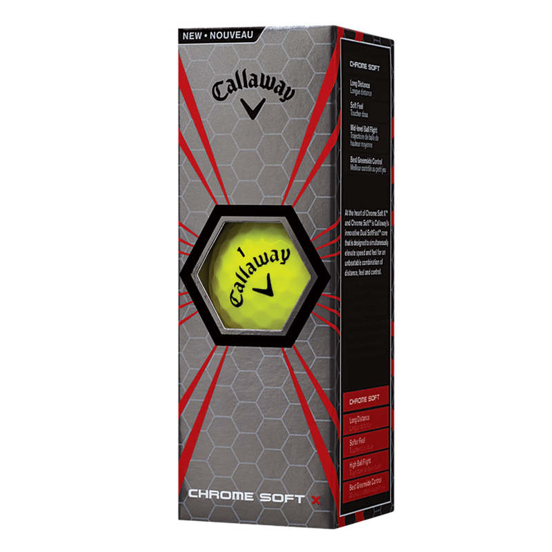 Chrome Soft X Yellow Logo Golf Balls - View 5