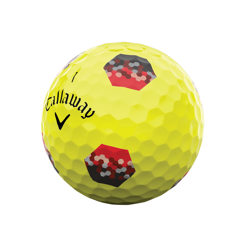 Balles de golf Chrome Tour TruTrack Jaunes - View 2