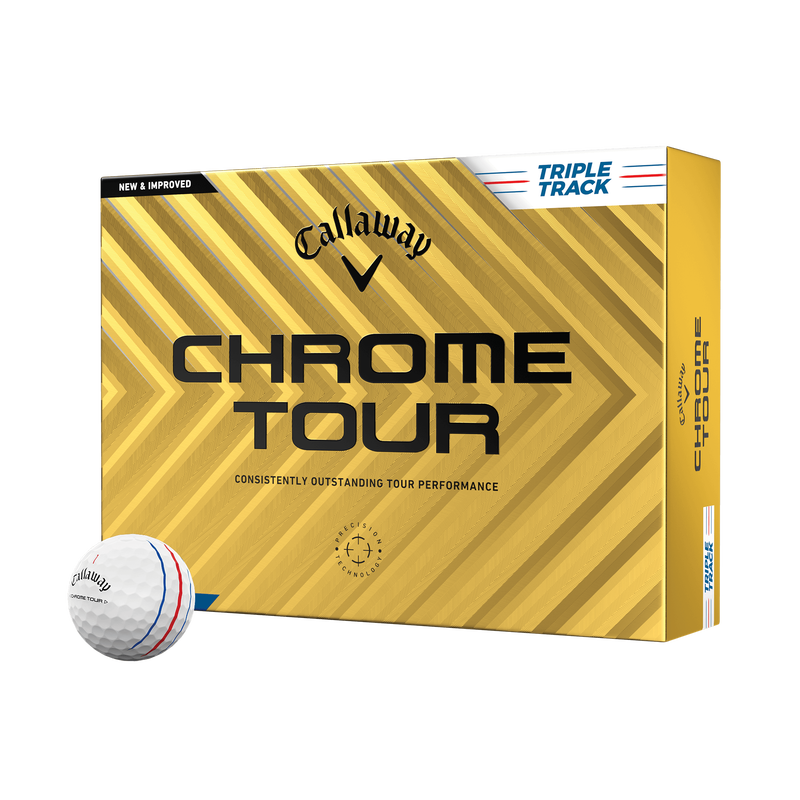 Balles de Golf Chrome Tour Triple Track - View 1