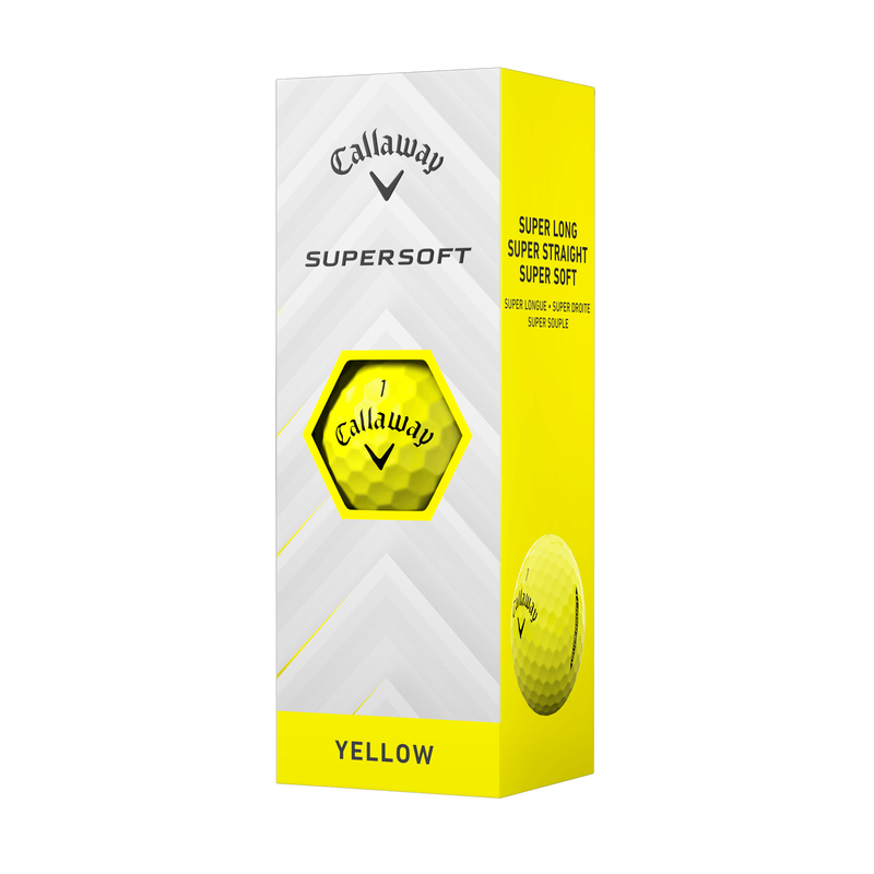 Balles de golf jaunes Supersoft - View 4