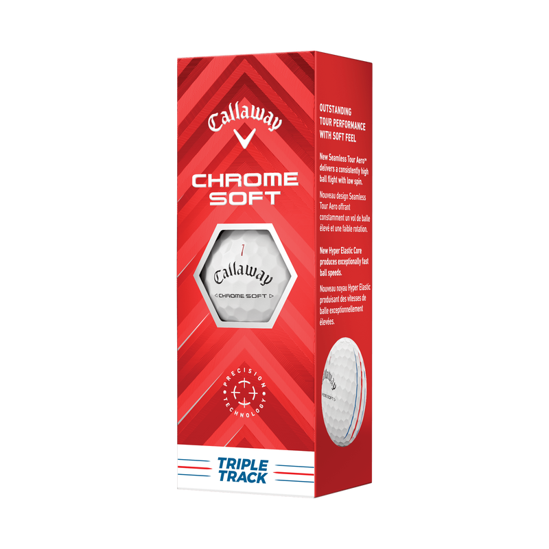 Balles de Golf Chrome Soft Triple Track - View 4