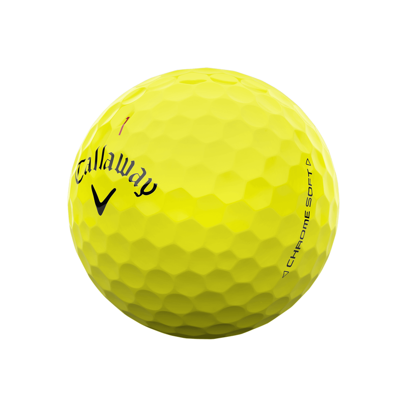 Balles de Golf Chrome Soft Jaunes - View 2