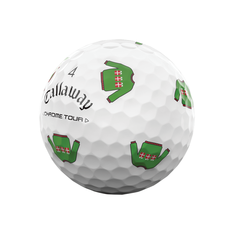 Balles de golf Chrome Tour en tricot laid - View 9