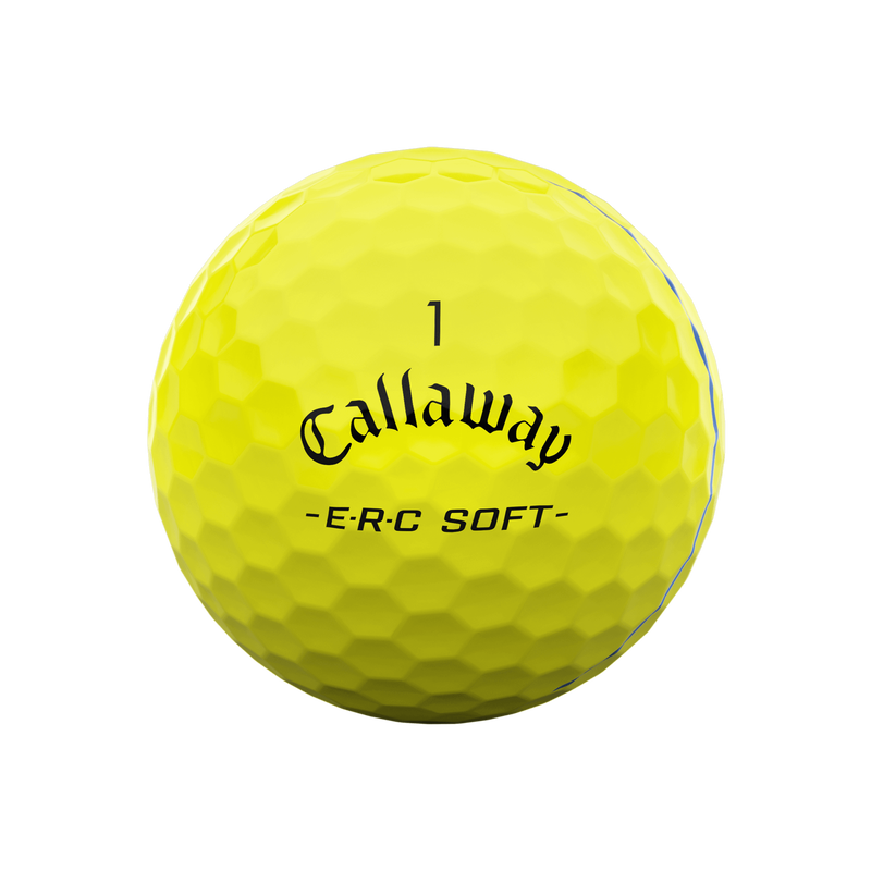 Balles de golf jaunes E&bull;R&bull;C Soft - View 3