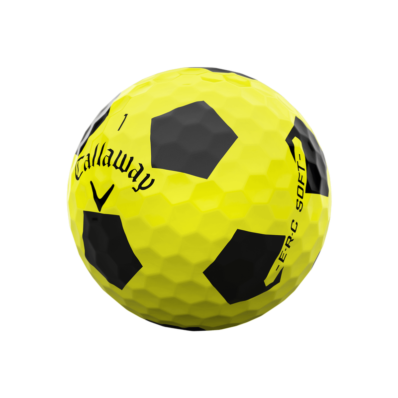 Balles de golf E&bull;R&bull;C Soft Truvis Jaunes - View 2
