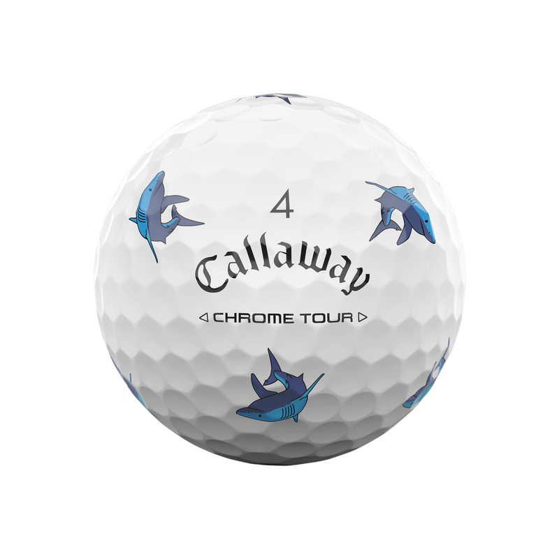 Chrome Tour Sharks Golf Balls - View 12