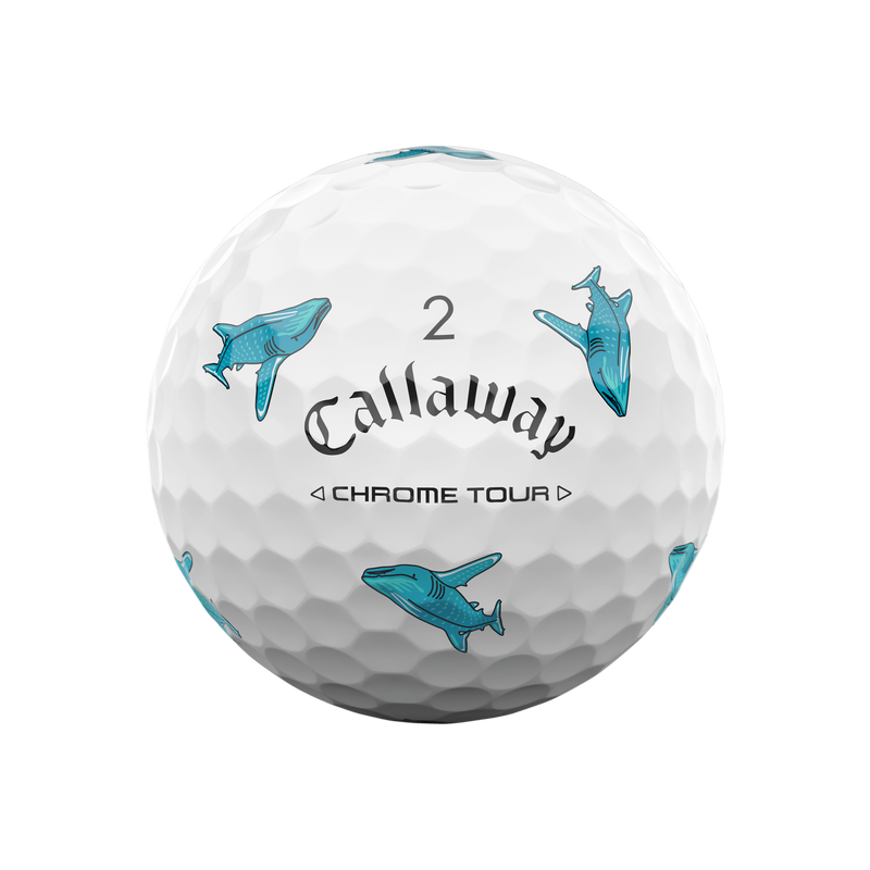 Chrome Tour Sharks Golf Balls - View 8