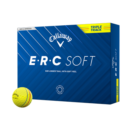 Balles de golf jaunes E&bull;R&bull;C Soft
