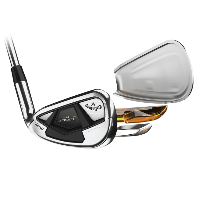 illustration of the Callaway Rogue ST Max iron golf club showing its interior components