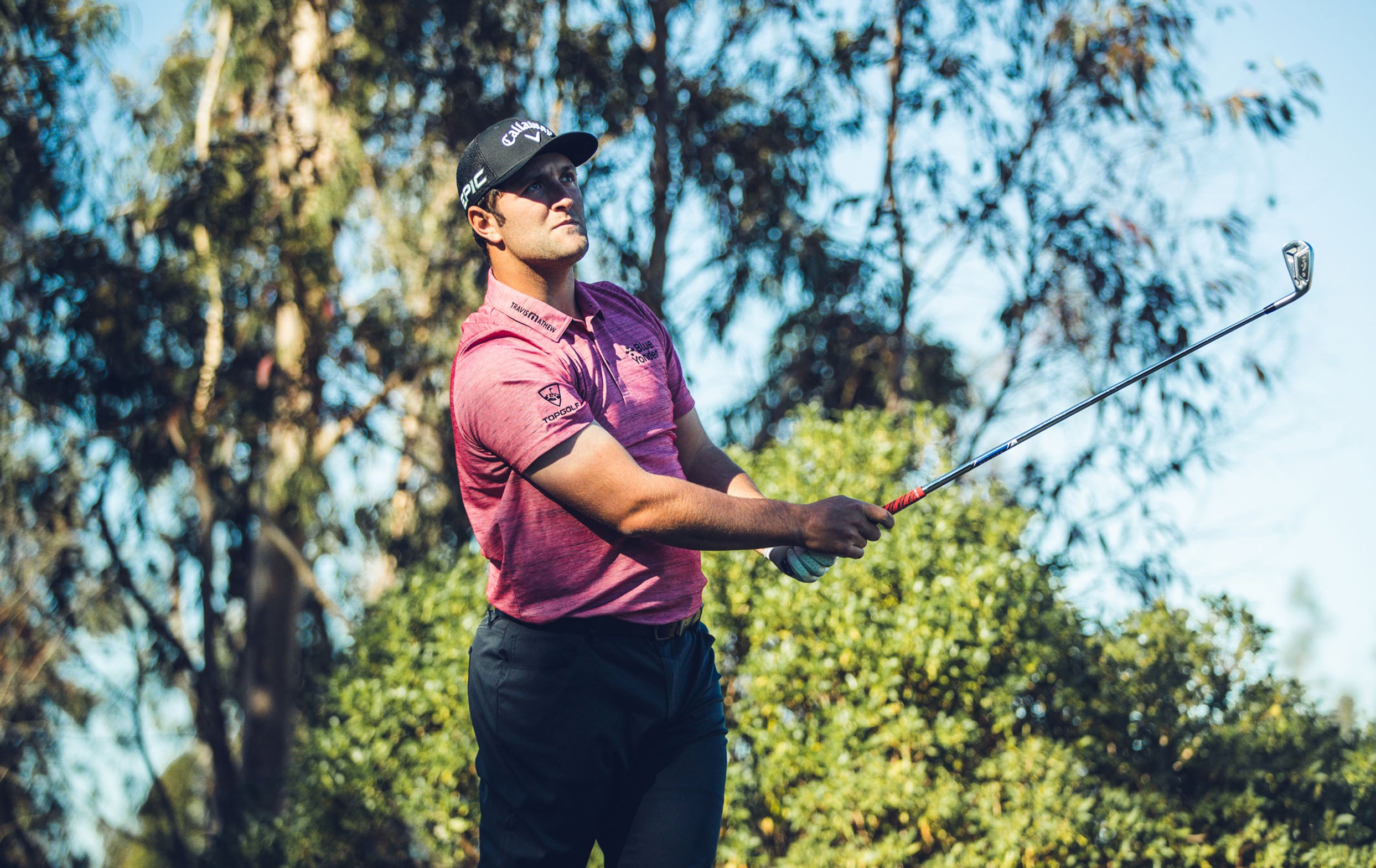 Jon Rahm Playing Golf