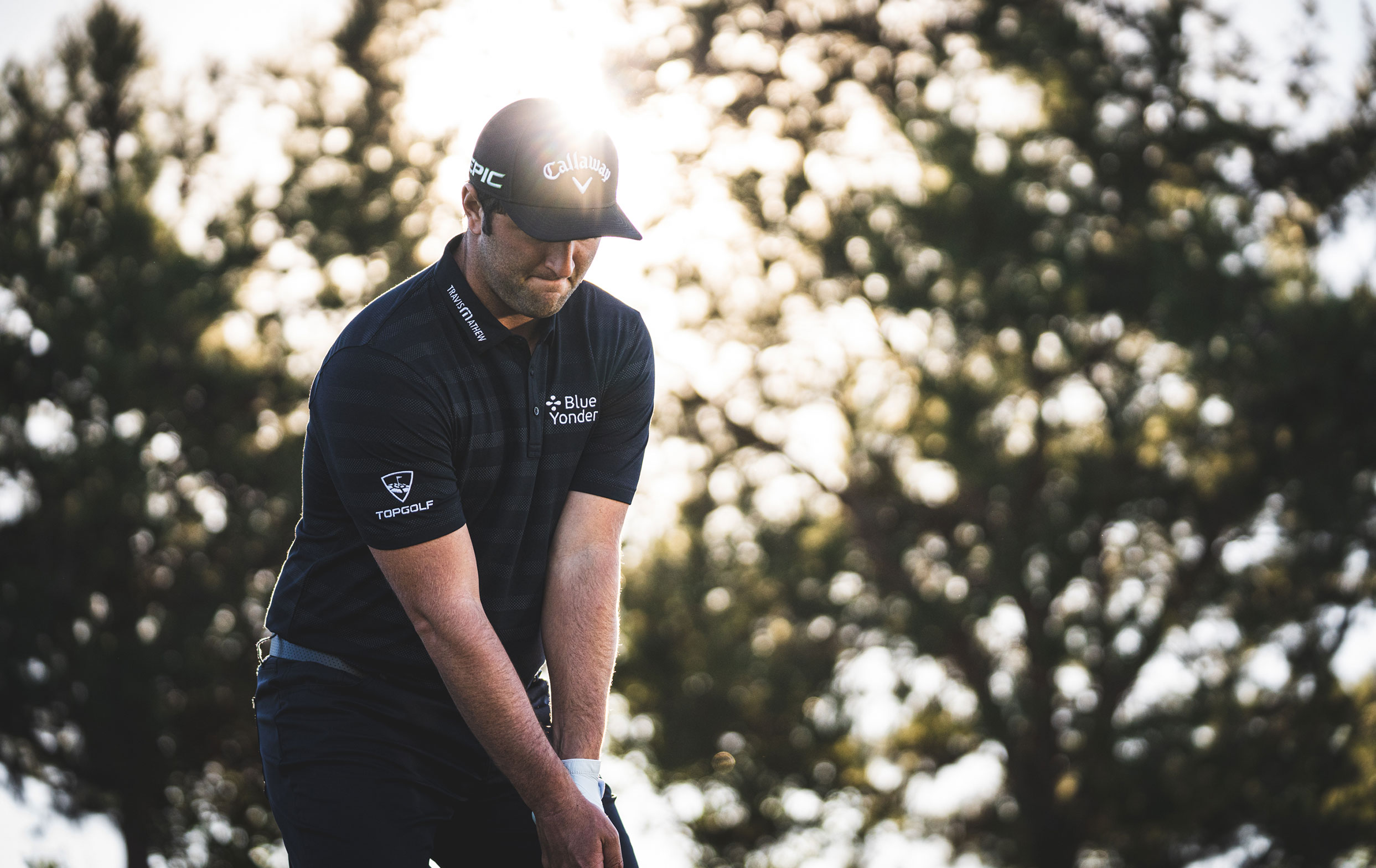 Jon Rahm Playing Golf