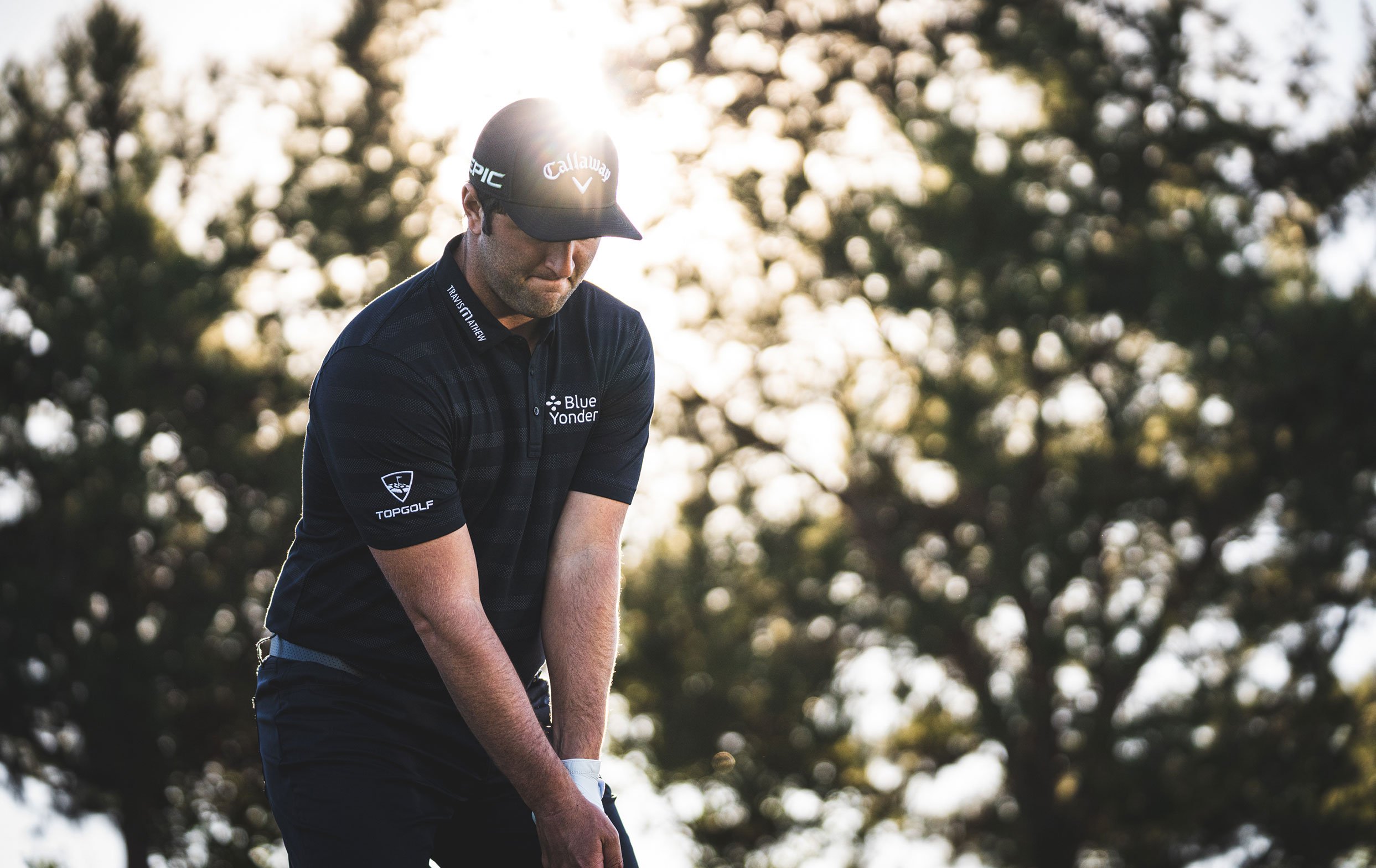 Jon Rahm Playing Golf