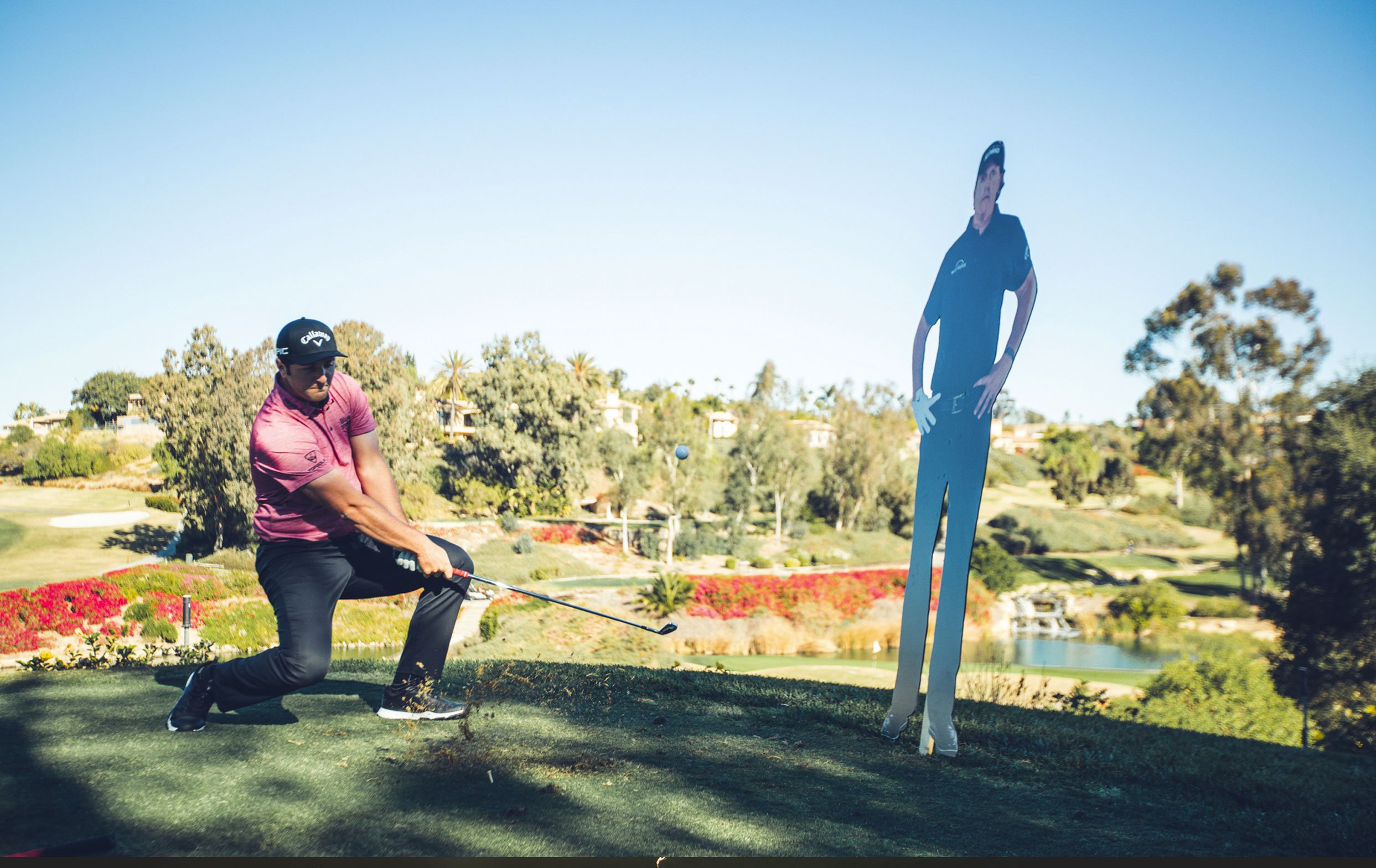 Jon Rahm Playing Golf